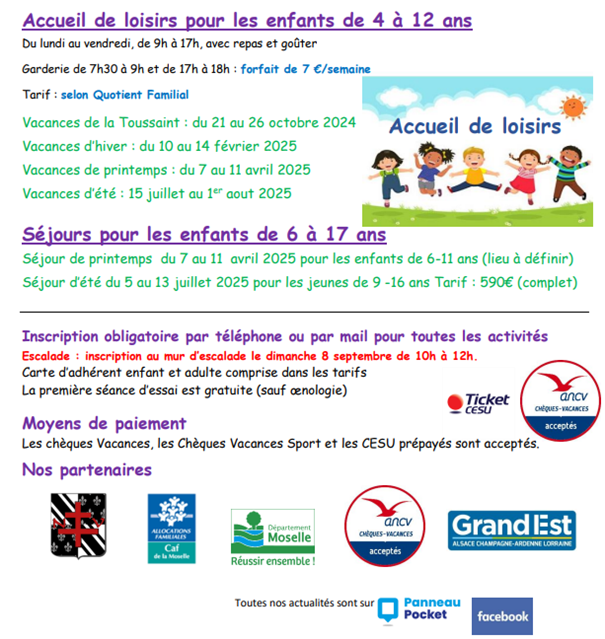 Le programme du Foyer de Niderviller